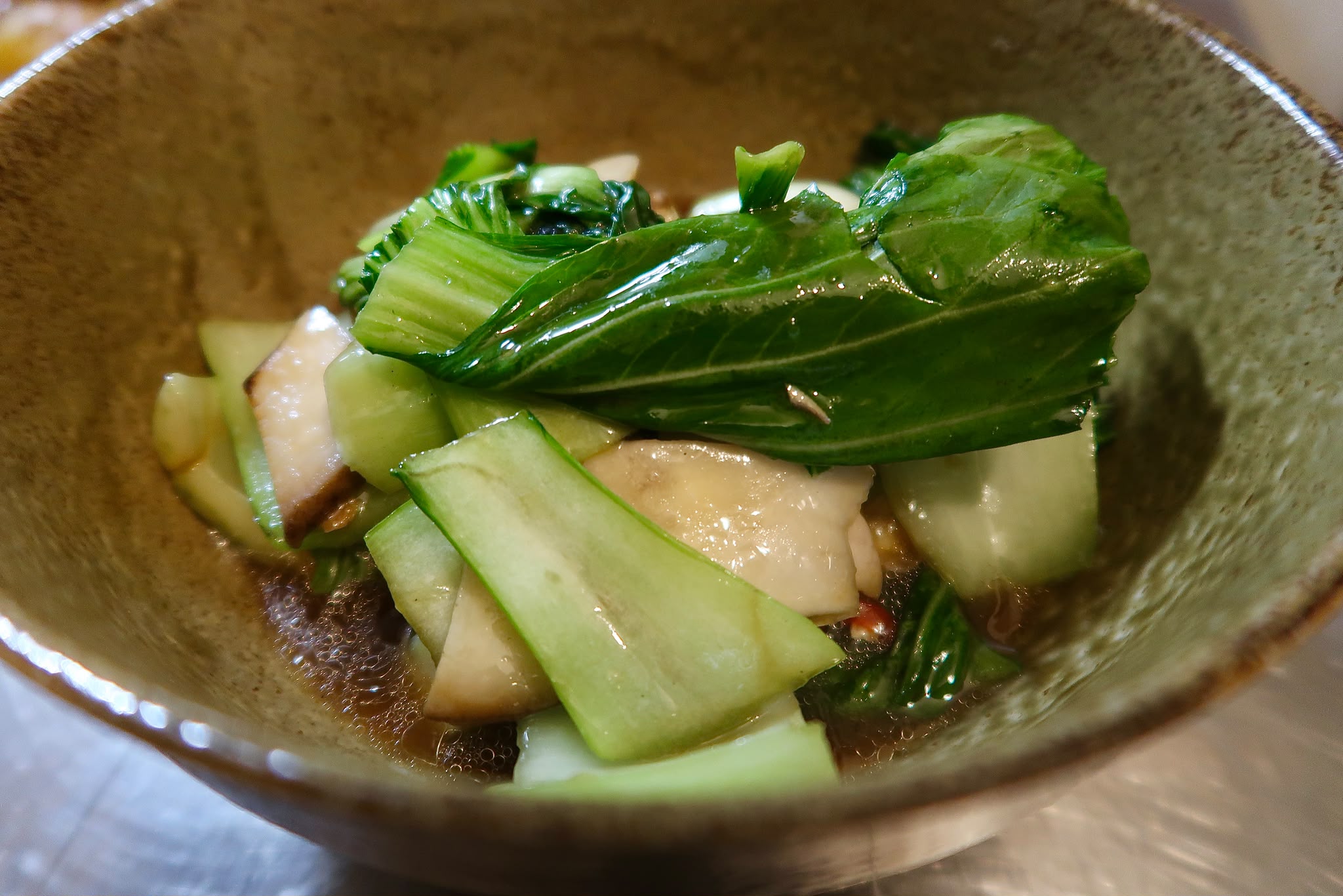 Gegrillter Pak Choi